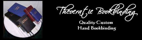 Theocratic Bookbinding